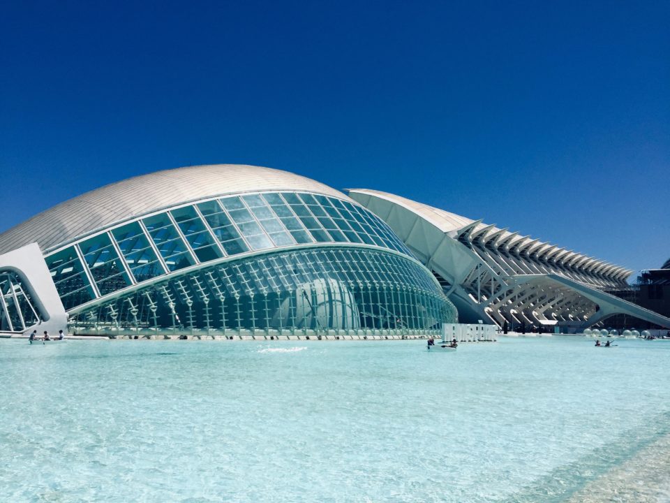 Santiago Calatrava City of Arts and Sciences Hemisferic Valencia
